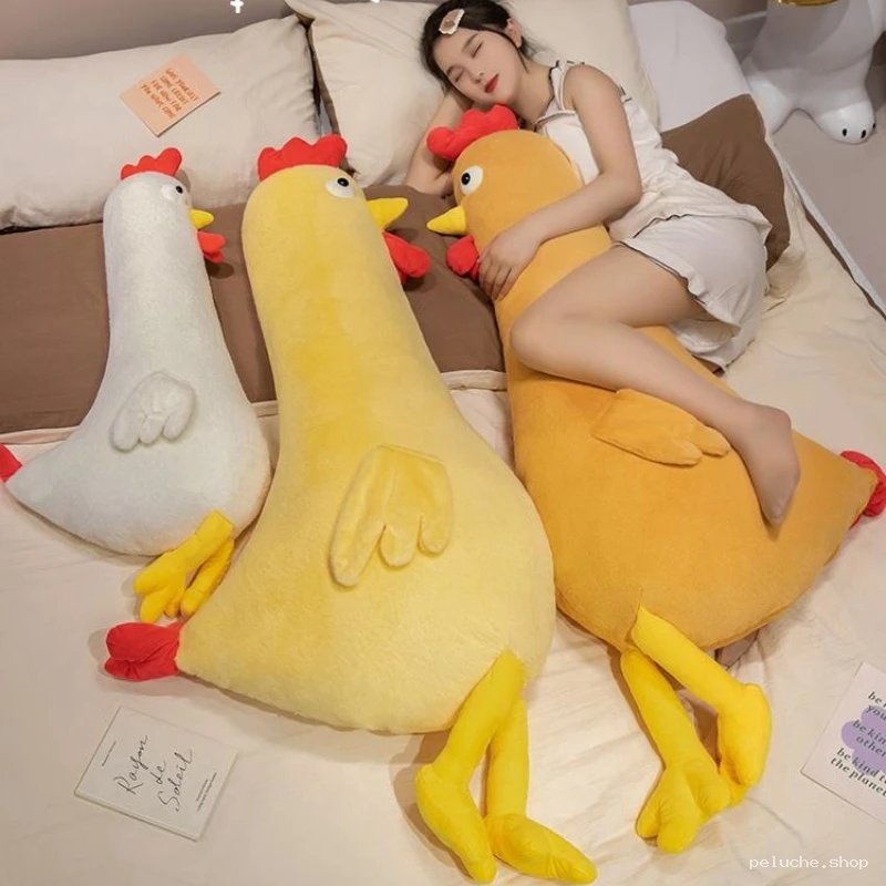Peluche Poulet Géante | Coussin Doudou Confort Sommeil