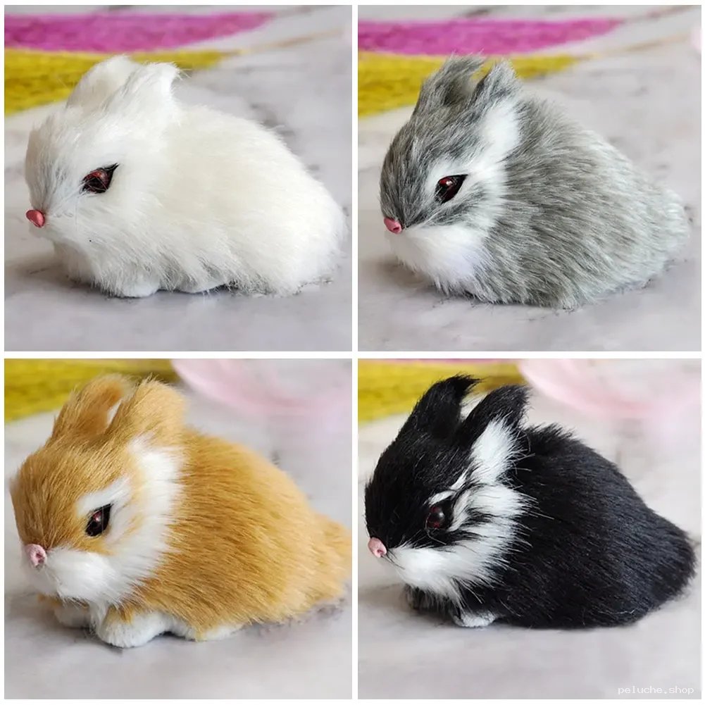 Mini Lapins Peluche Mignons - Décoration & Cadeau Doux