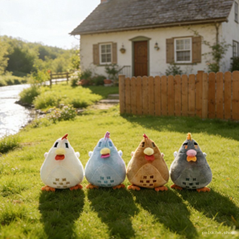 Peluches Poulets Adorables et Douces | Collection Complète