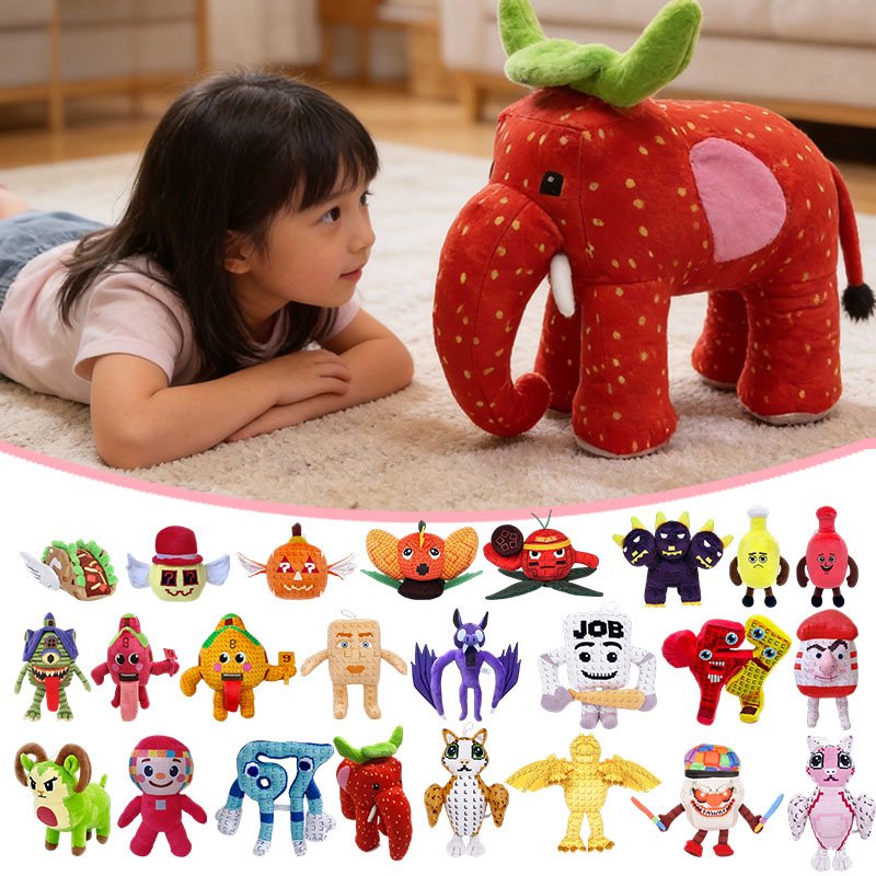 Peluches mignonnes et créatives pour enfants - Grande collection