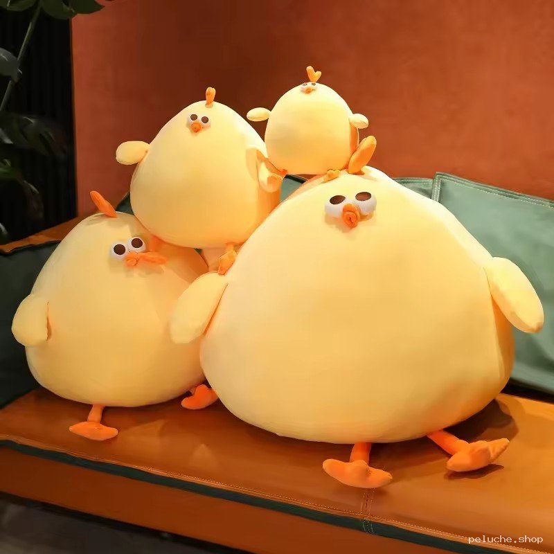 Peluches Poussins Jaunes Mignons - Doudou Doux & Adorable