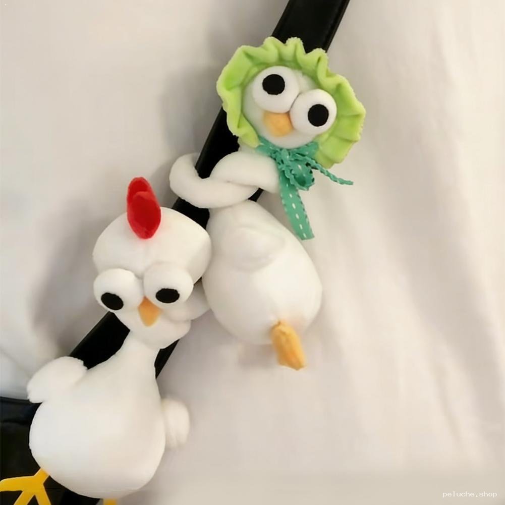 Peluche Poulet Mignon Adorable pour Sac ou Ceinture
