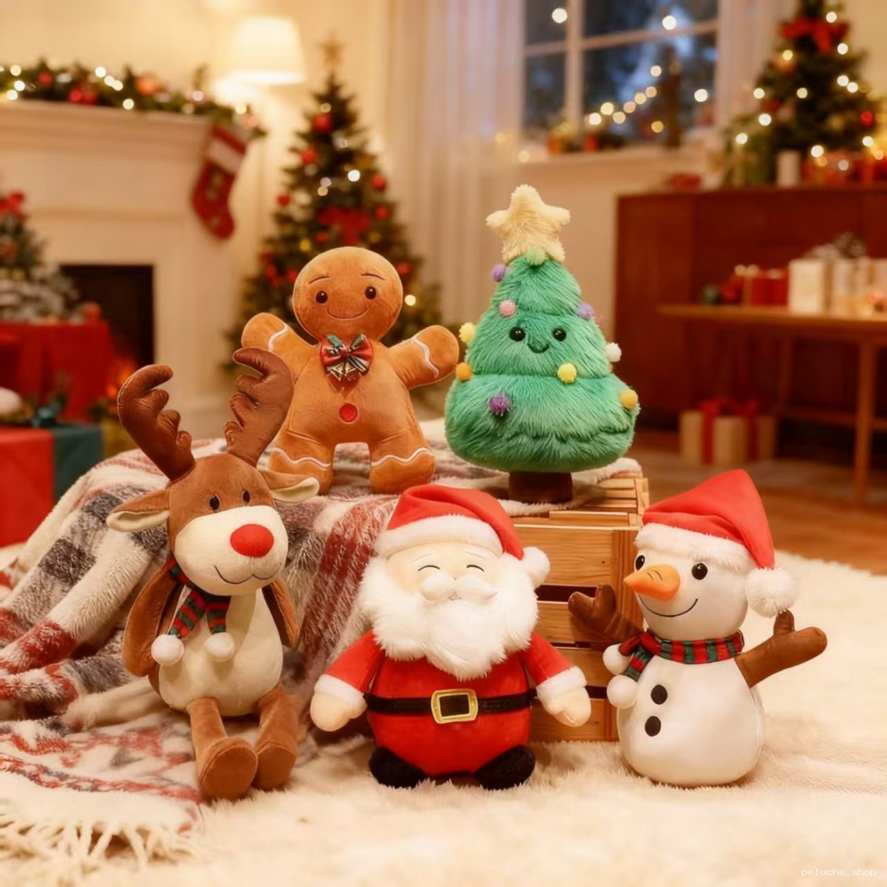 Peluche de Noël | Collection Festive Douce et Mignonne