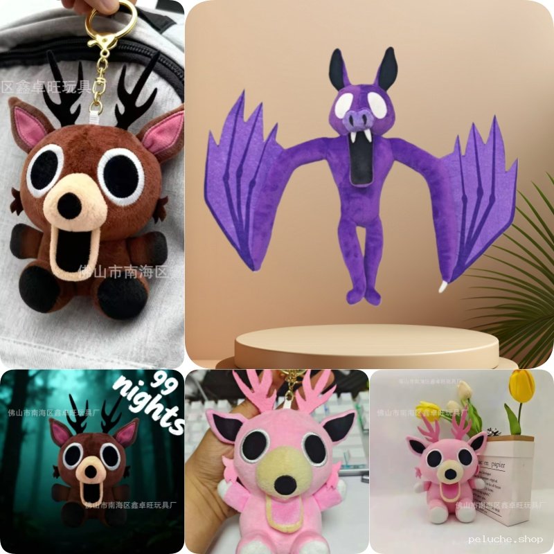 Peluches et Porte-clés Créatures Fantastiques Adorables