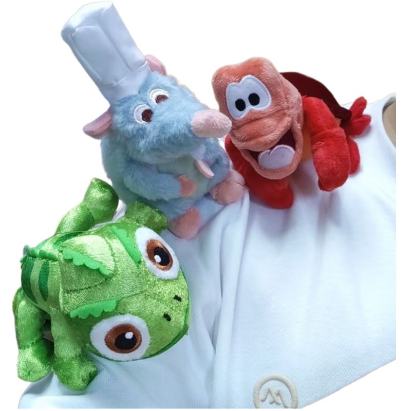 Peluche épaule Disney Rémy, Sébastien, Pascal - Collection