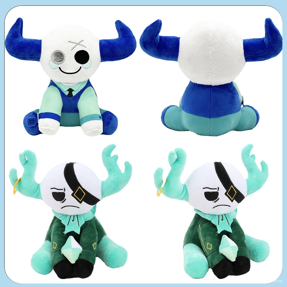 Peluches Personnages Fantaisie Douces - Bleu & Vert