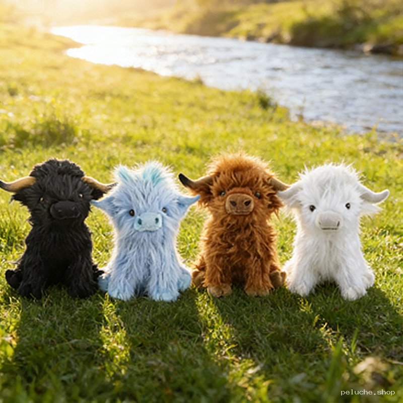 Peluches Vaches Highland : Douceur et Charme Naturel