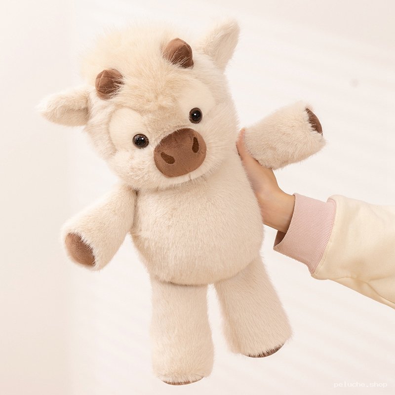 Peluche Vache Mignonne et Douce – Doudou Veau Adorable