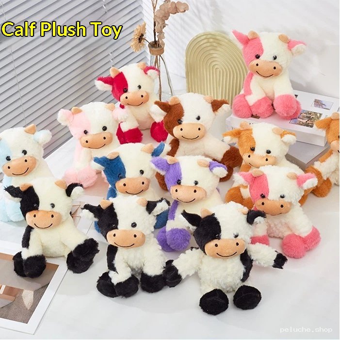 Peluches Veau Adorables - Douceur et Couleurs Variées