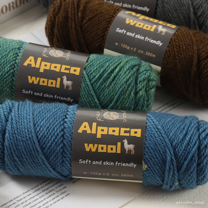 Fil Laine Alpaga Douce et Hypoallergénique - 100g/260m