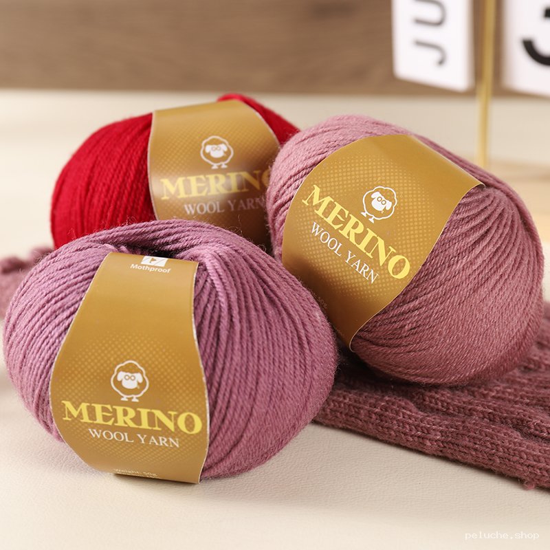 Laine Mérinos Douce et Anti-Mites pour Tricot et Crochet
