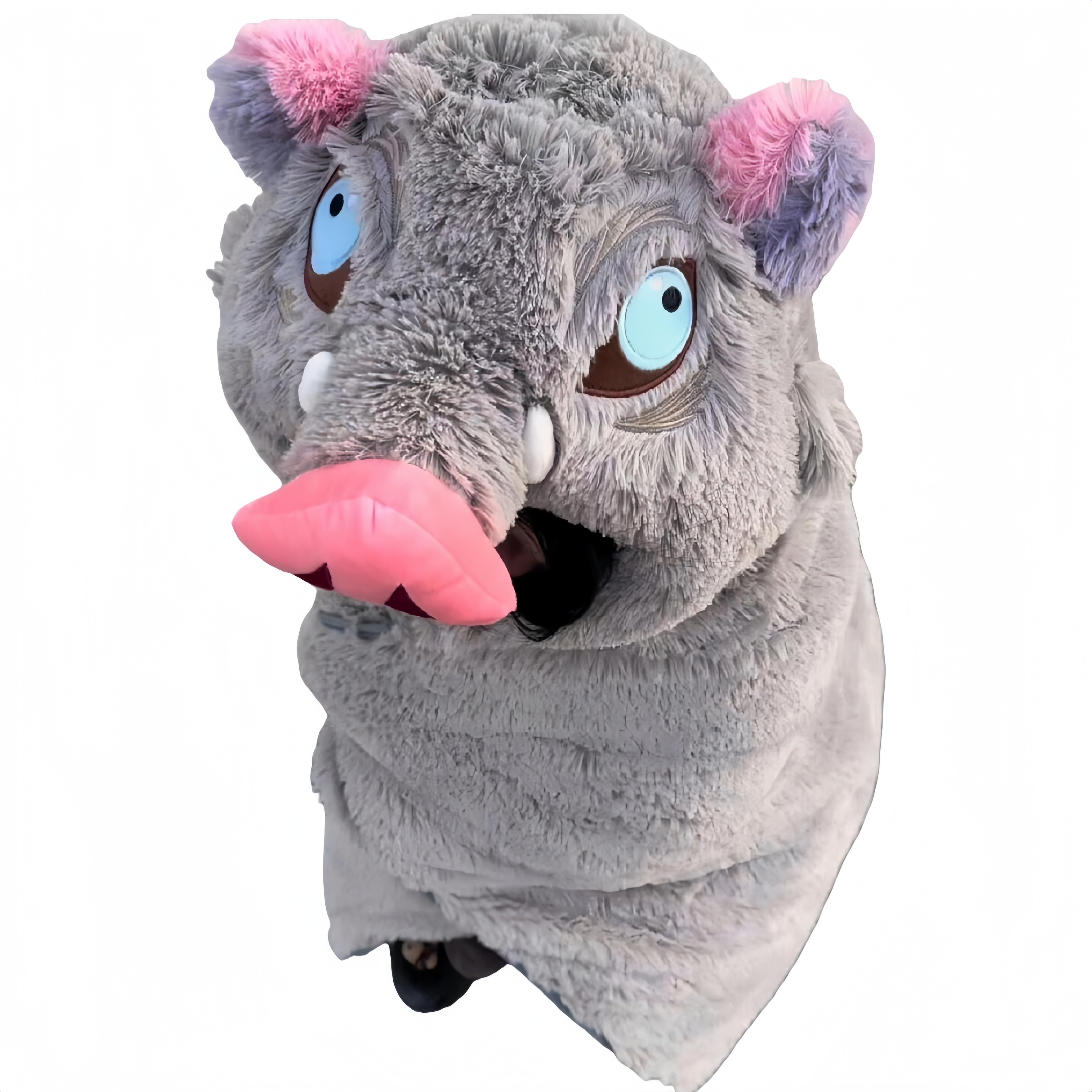 Costume Sanglier Doux Inosuke Peluche Mascotte Fête Enfant