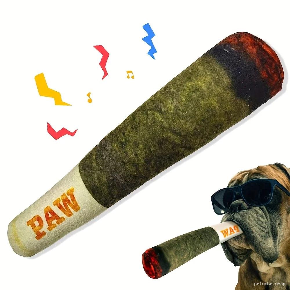 Jouet Chien Rigolo : Peluche "Joint" pour des moments fun!
