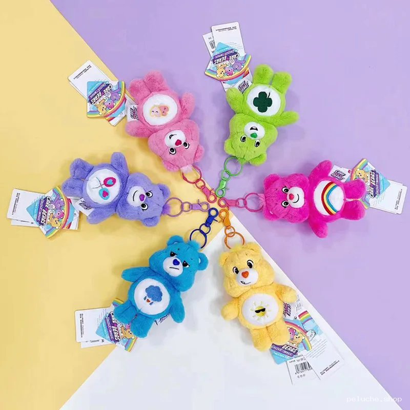 Porte-clés Les Bisounours en peluche : douceur et couleur