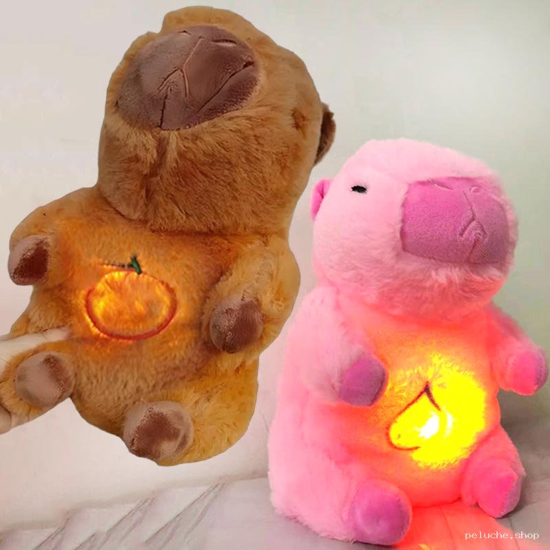Peluche Capybara Lumineuse Douce | Lumière Apaisante Enfant