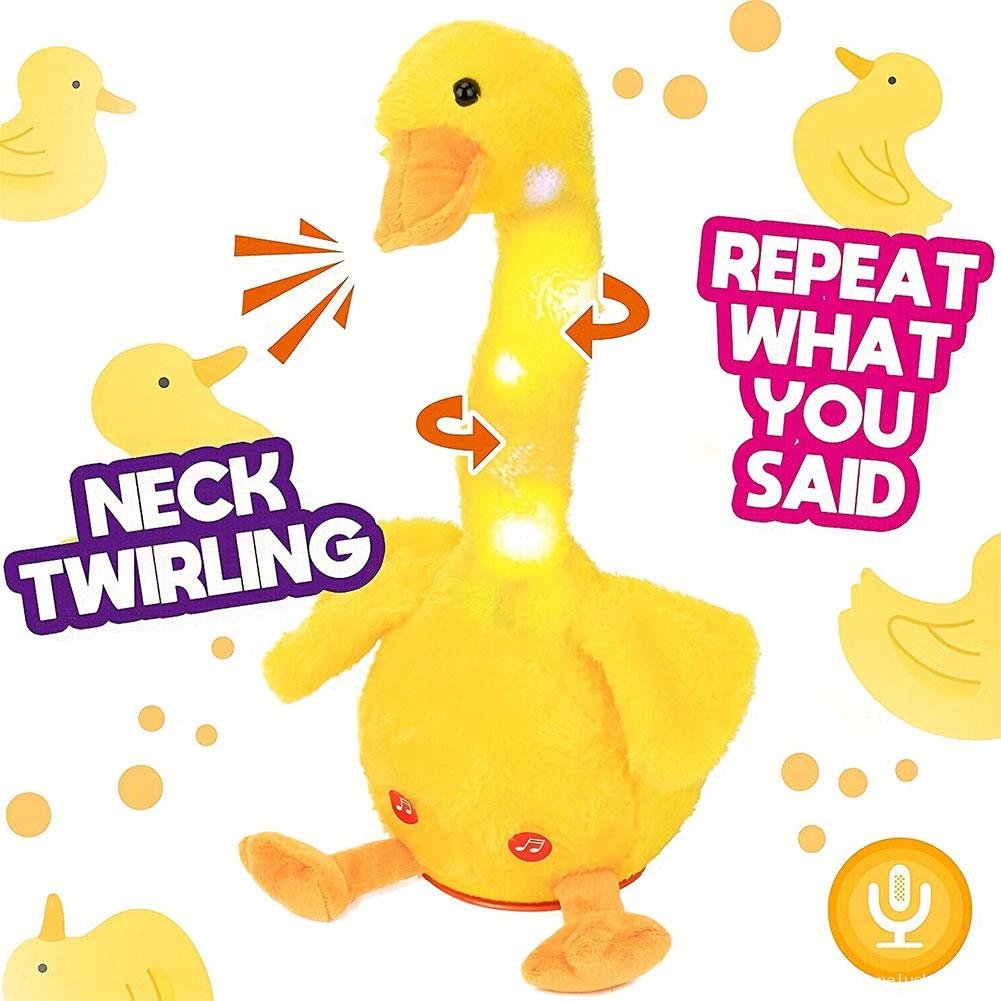 Canard Musical Interactif Qui Parle et Danse - Jouet Amusant