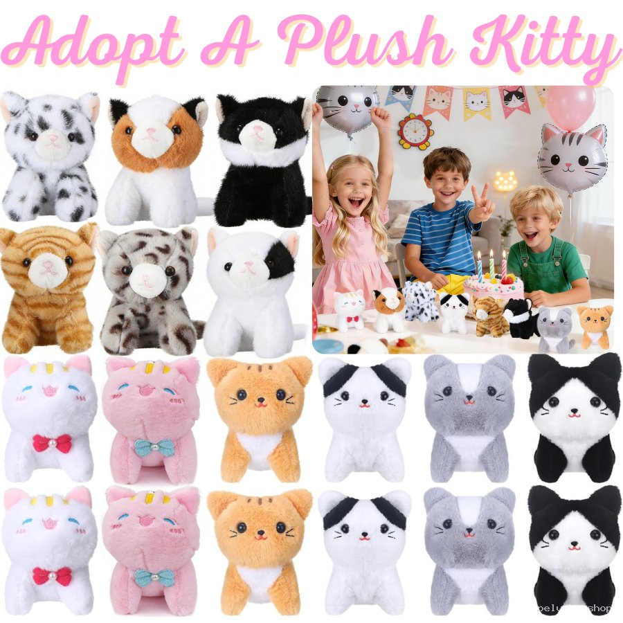 Peluches Chats Adorables – Adoptez Votre Compagnon Doux
