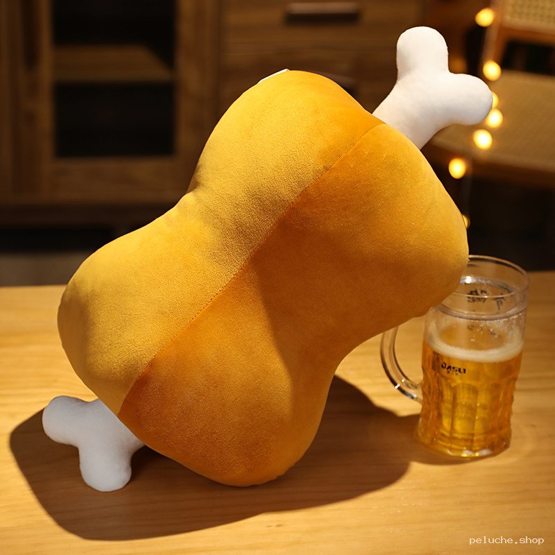 Peluche Cuisse de Poulet Rôtie Géante - Déco Originale