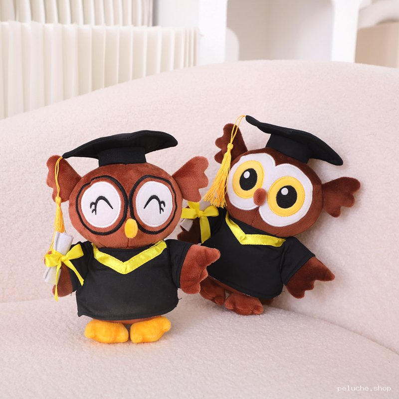 Peluche Chouette Diplômée - Cadeau de Graduation Original