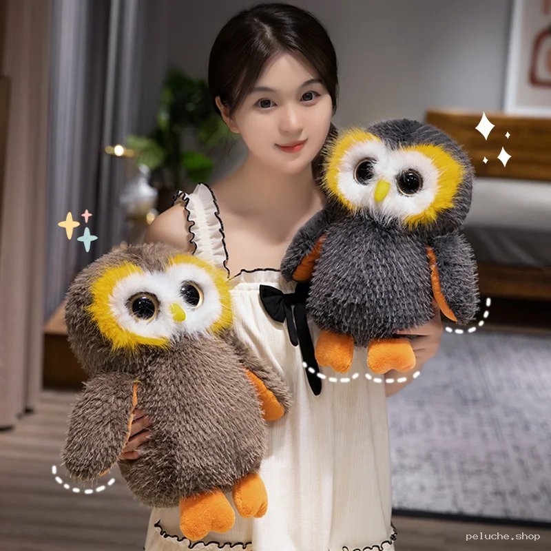 Peluche Chouette Hibou Adorable et Douce | Cadeau Parfait