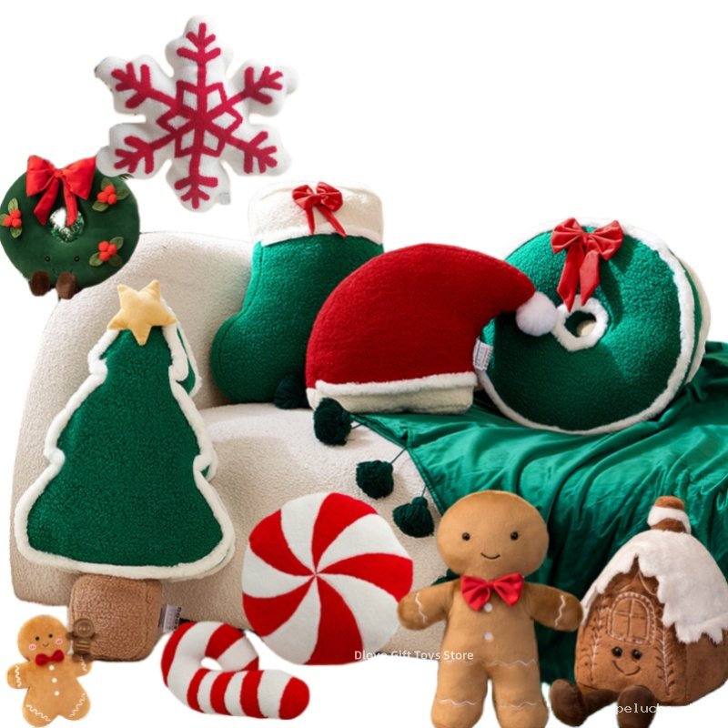 Coussins de Noël Doux & Festifs | Décoration Hivernale Unique