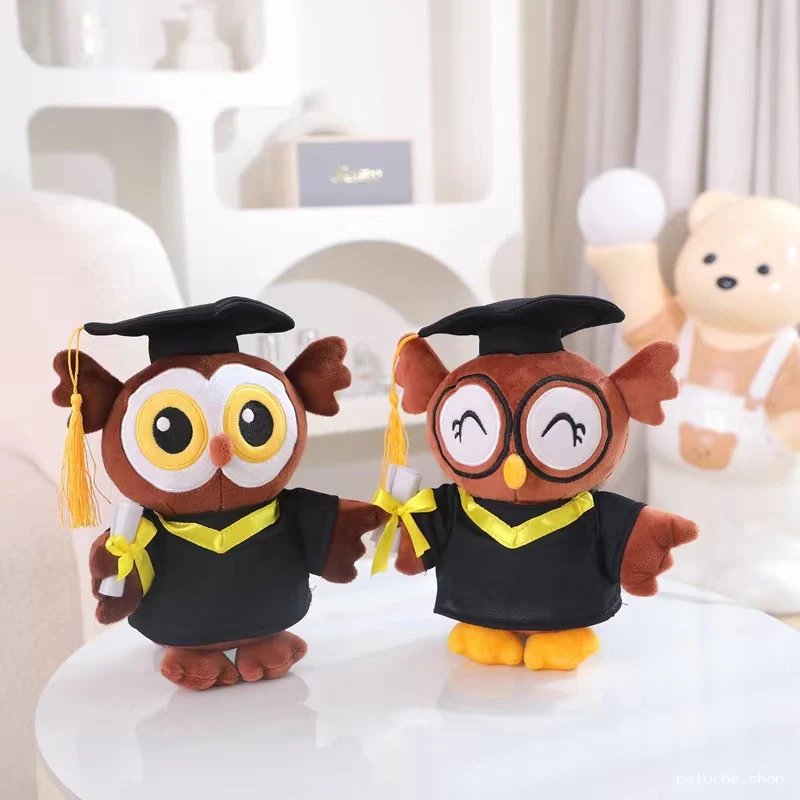 Chouette Diplômée en Peluche | Cadeau Réussite Scolaire