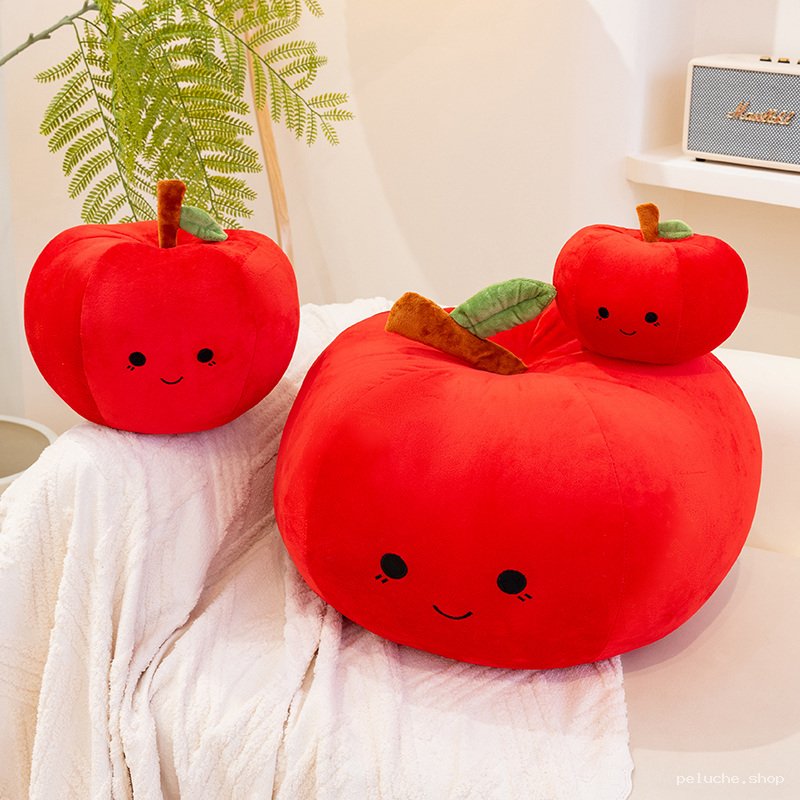 Peluches Pomme Rouge Kawaii | Douceur et Charme Fruité