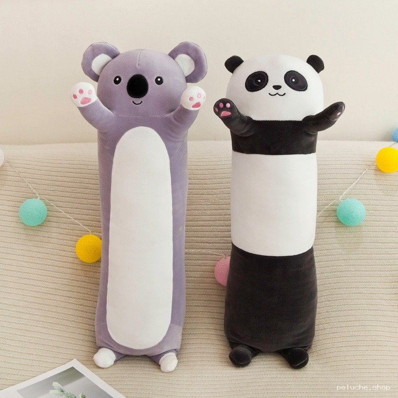 Peluche Longue Koala et Panda - Coussin Câlin Doux