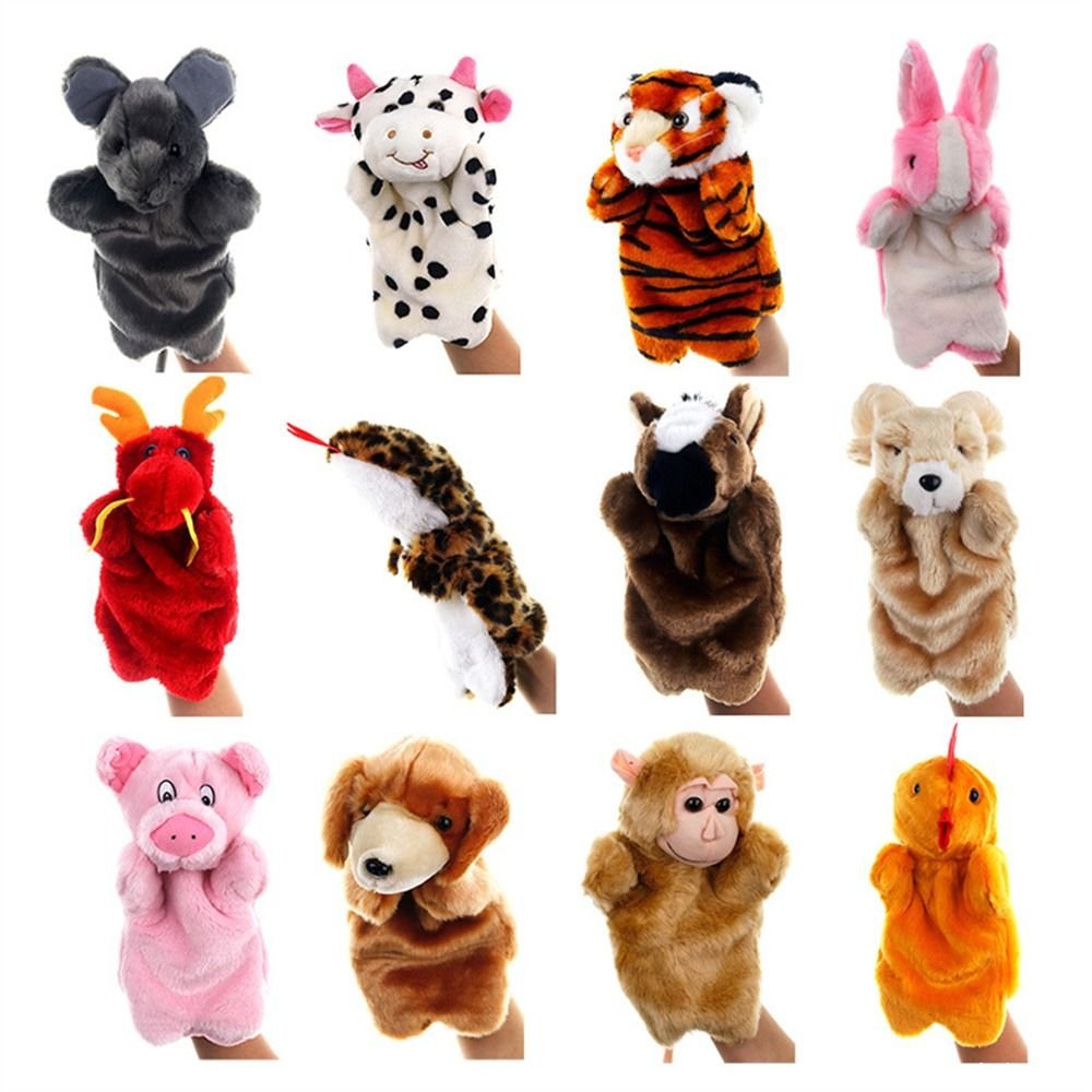 12 Marionnettes à Main Animaux - Éveil & Histoires