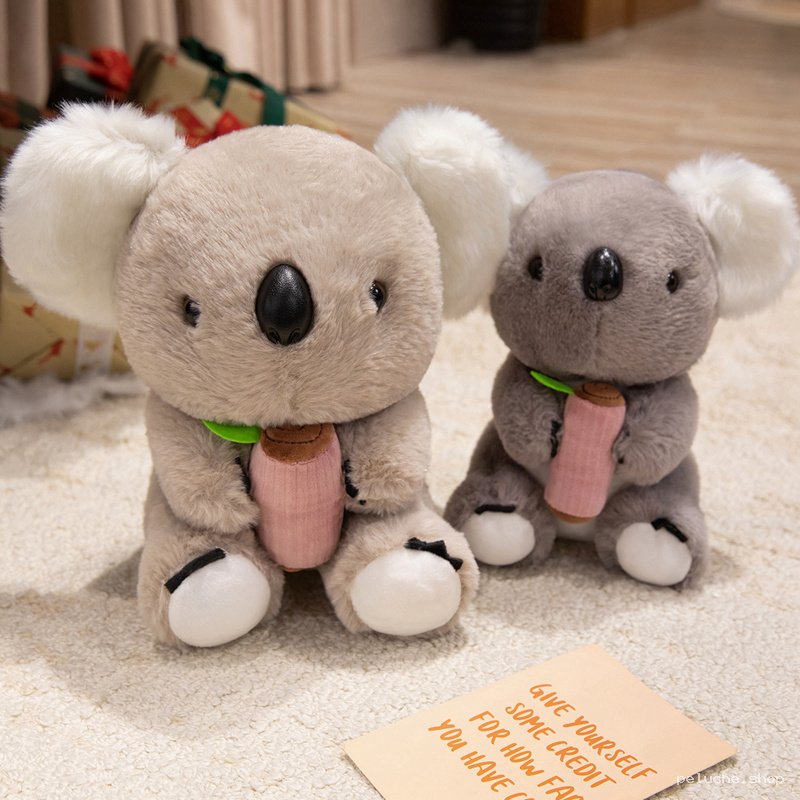 Peluche Koala Mignon avec Biberon - Douce et Adorable