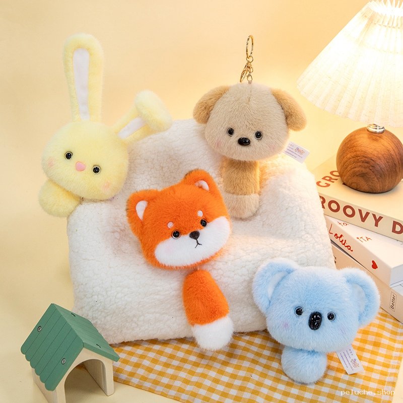 Peluche Kawaii Animaux Mignons | Porte-clés Doux et Adorables