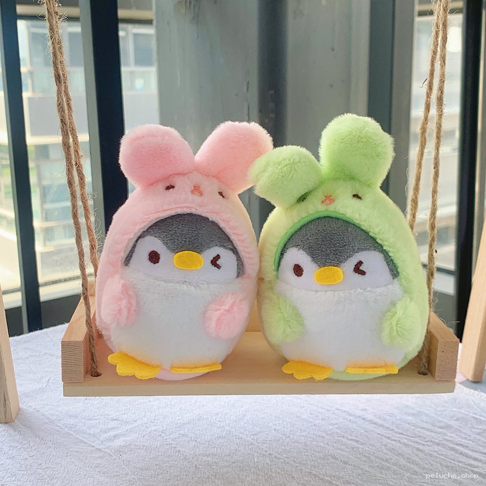 Peluche Pingouin Lapin Mignon | Doudou Adorable & Doux
