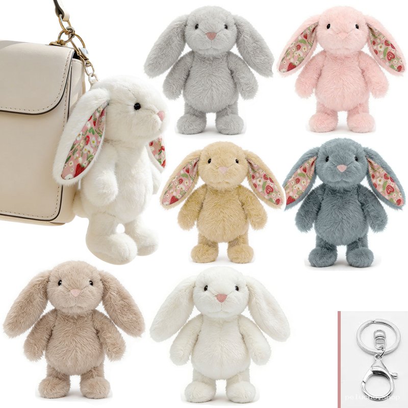 Porte-clés Lapin Peluche Mignon & Doux pour Sac à Main