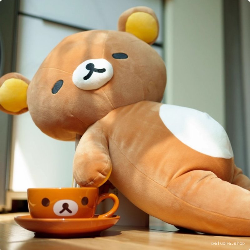 Peluche Rilakkuma Géante - Ours Brun Kawaii & Doux