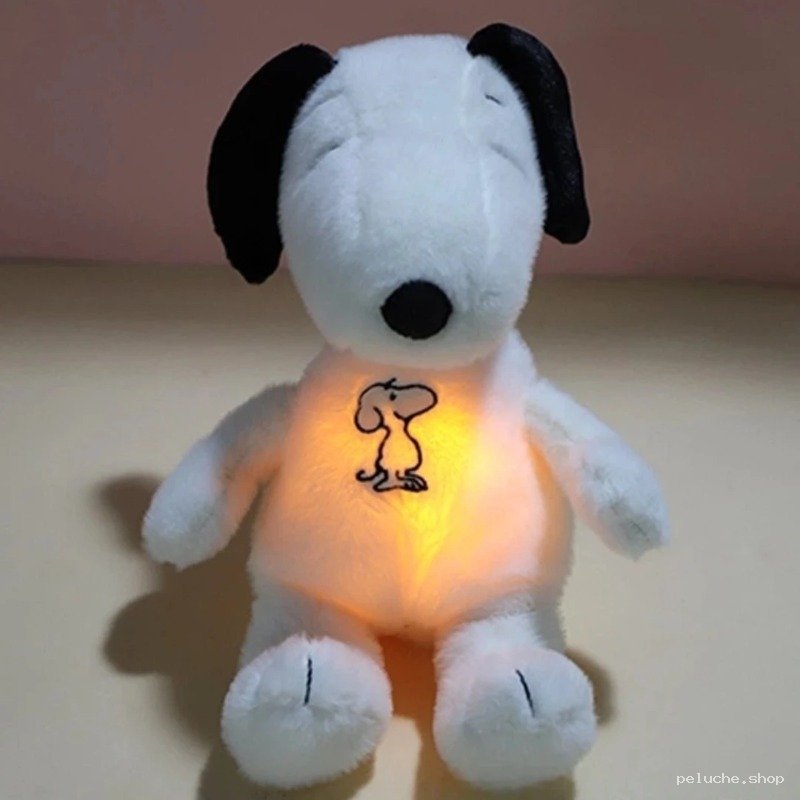 Peluche Lumineuse Snoopy - Doudou Brillant pour Enfant