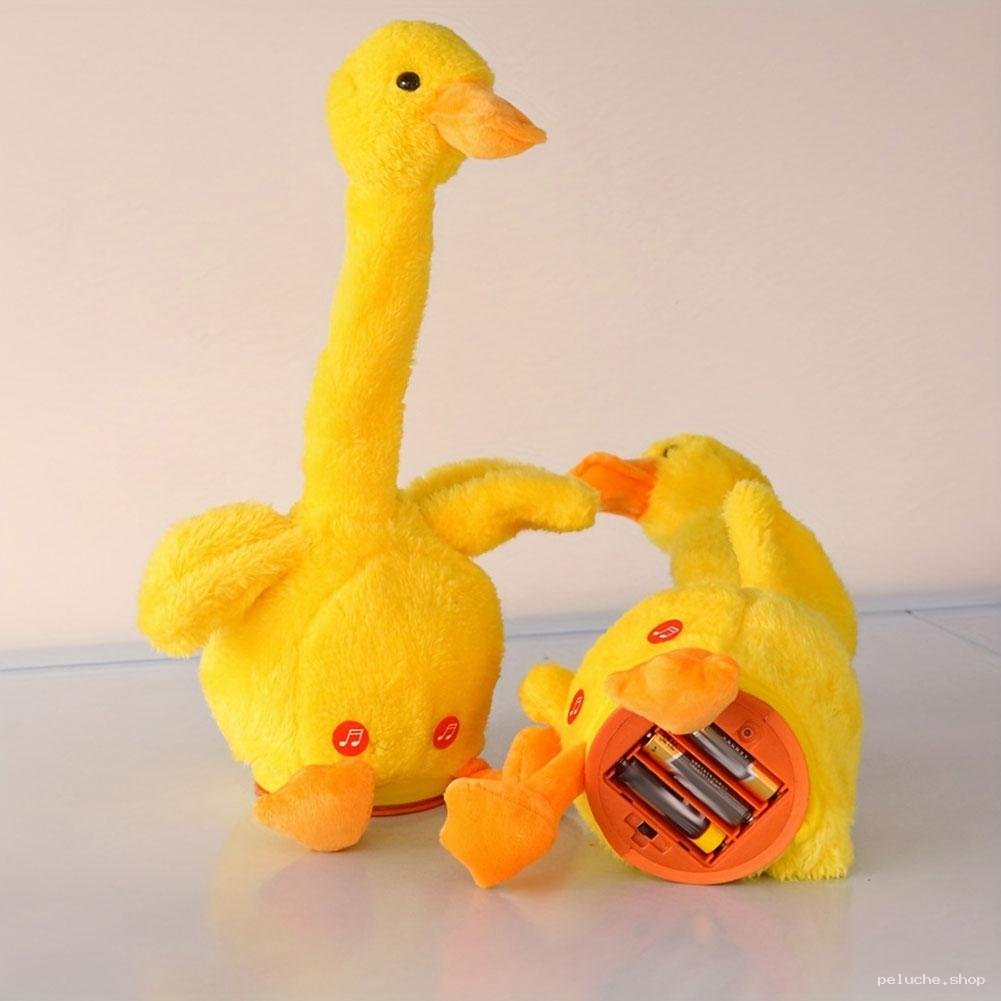 Jouet Canard Jaune Musical et Dansant - Peluche Interactive
