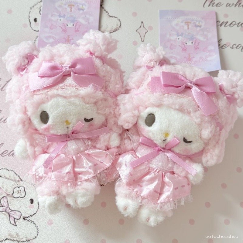 Peluches My Melody Mouton Rose Doux - Kawaii et Adorables