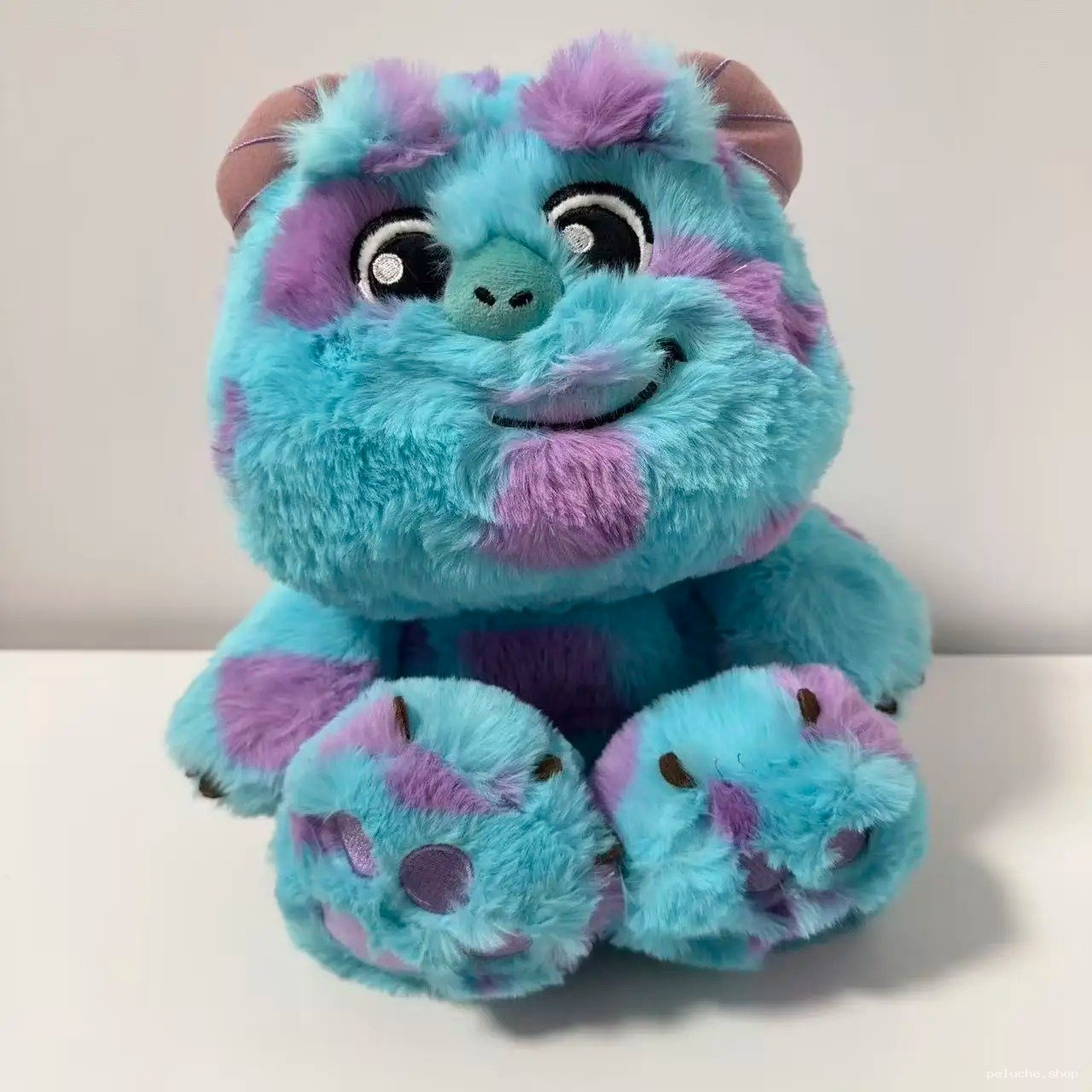 Peluche Sulley Monstres & Cie | Doudou Bleu & Violet Doux