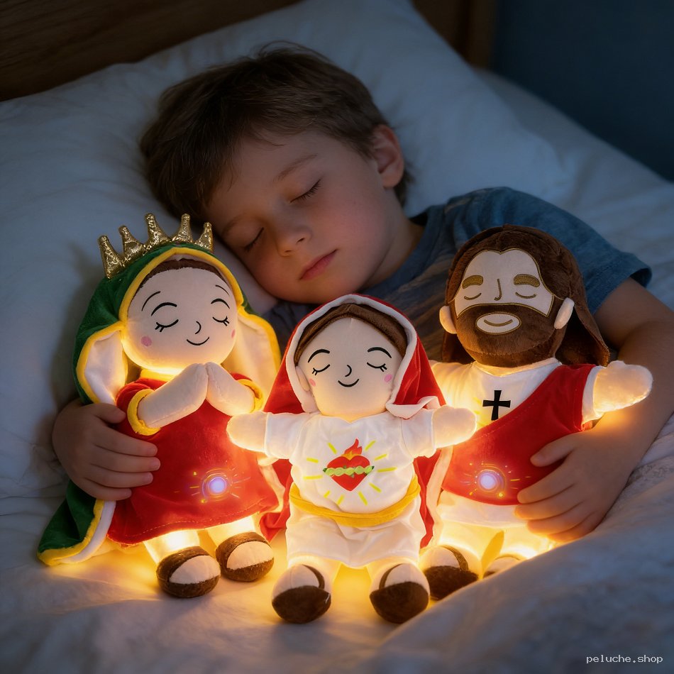 Veilleuses Peluches Religieuses Lumineuses pour Enfants