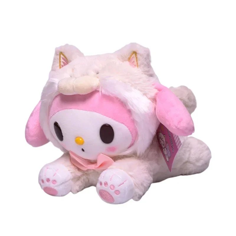 Peluche My Melody Kawaii en Déguisement Chat Doux