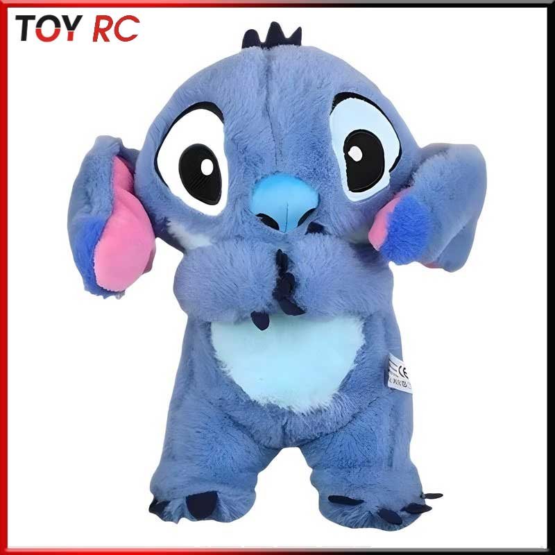 Peluche Disney Stitch Bleue - Jouet Doux et Câlin pour Enfants