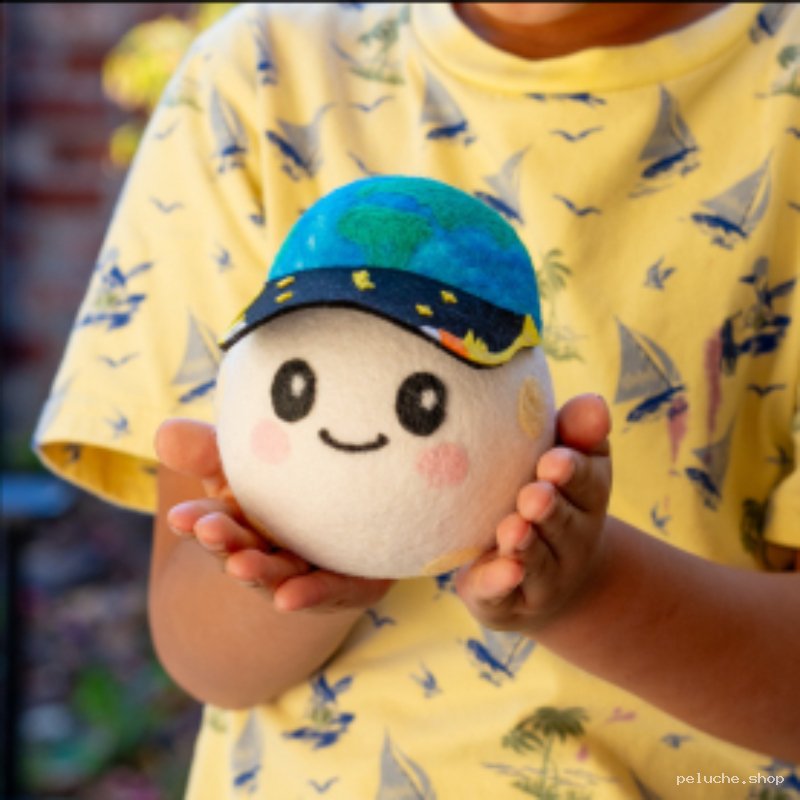 Peluche Casquette Monde Mignonne | Jouet Éducatif Enfant Doux