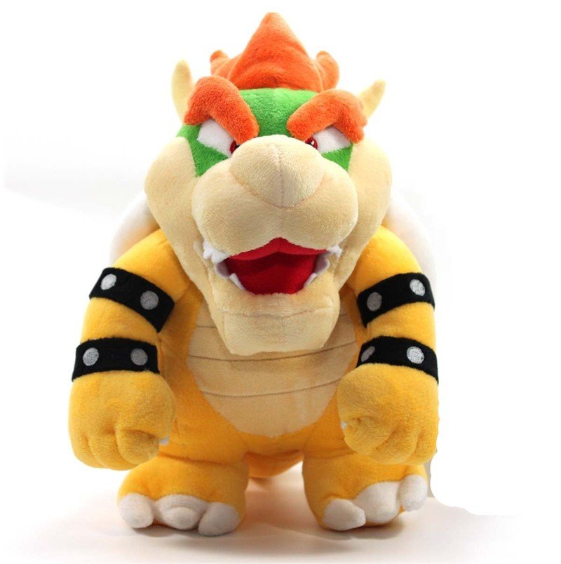 Peluche Bowser Super Mario - Jouet Doux et Authentique