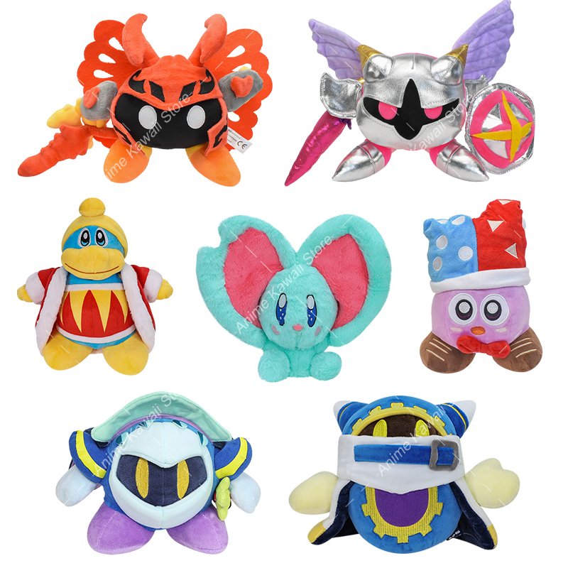 Peluches Kirby Collection : Roi Dadidou, Meta Knight & Co.
