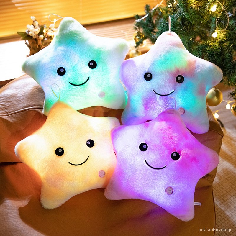 Peluches Étoiles Lumineuses - Douceur & Magie pour Enfants