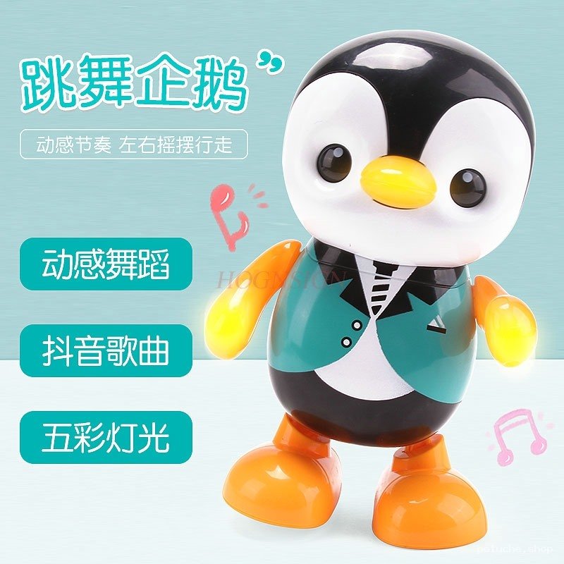 Pingouin Danseur Interactif | Musique TikTok & Lumières
