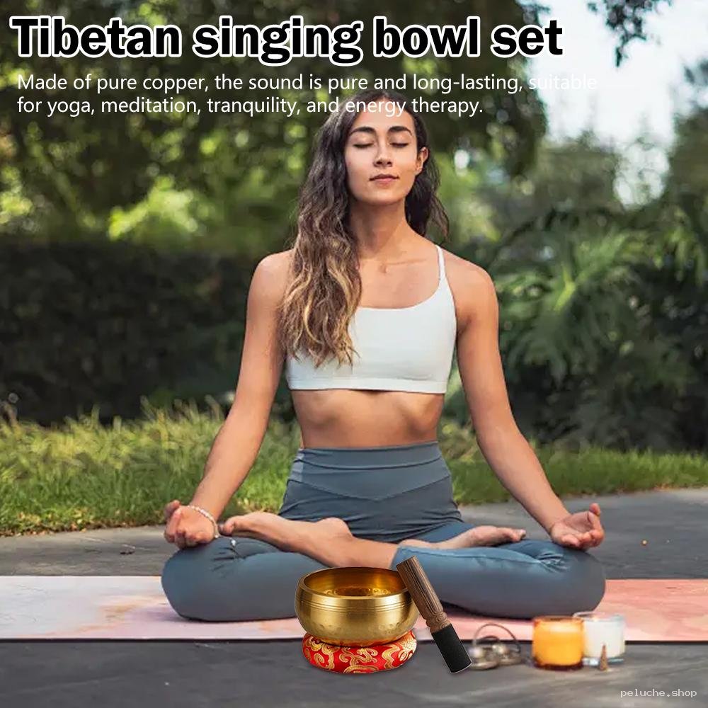 Bol Chantant Tibétain Cuivre – Yoga, Méditation & Détente
