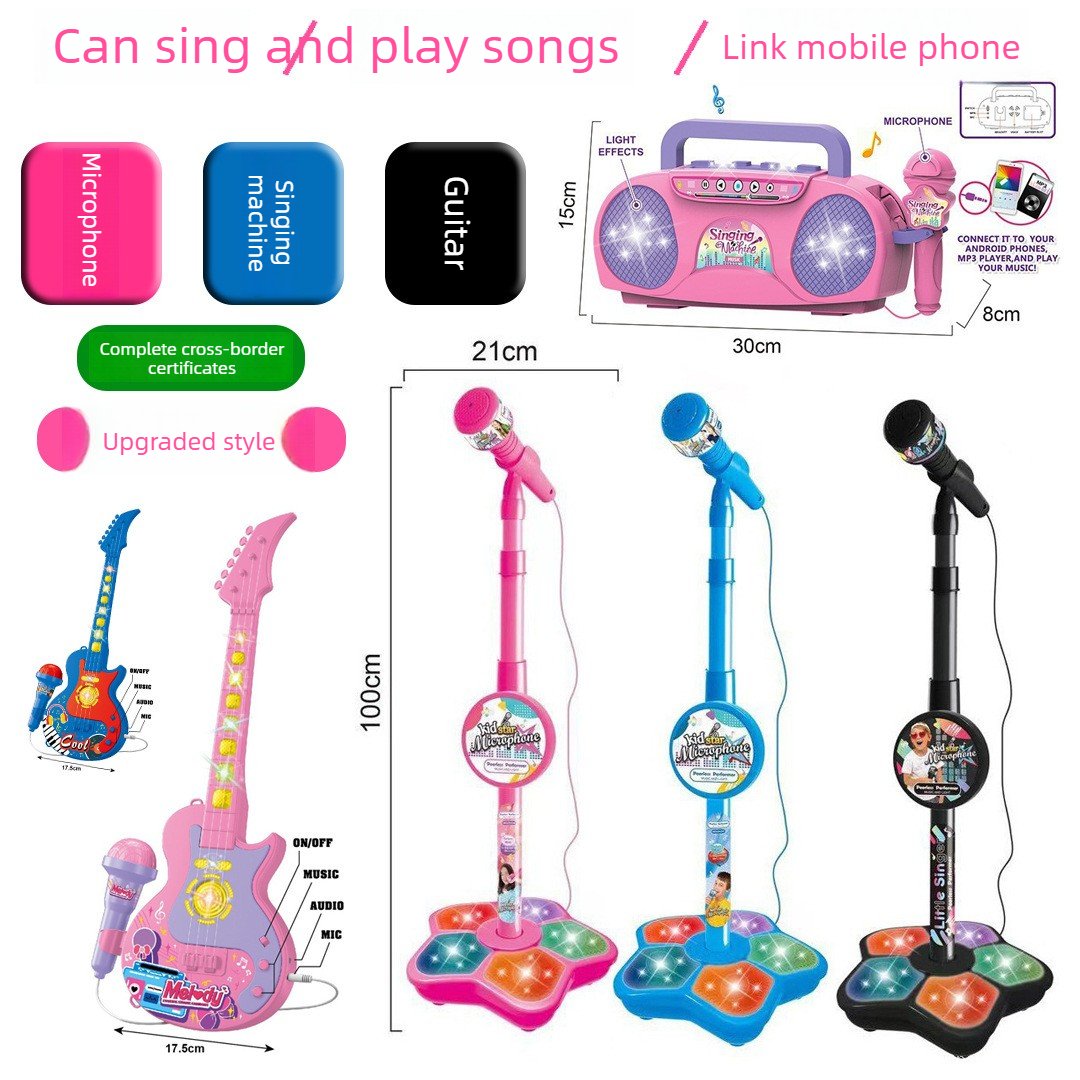 Jouets Musicaux Enfants: Microphones, Guitares & Karaoké Lumineux