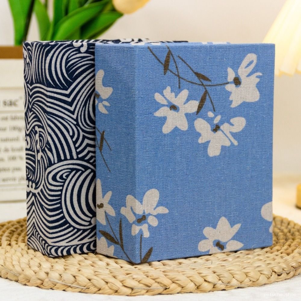 Boîtes de rangement décoratives en tissu motifs variés