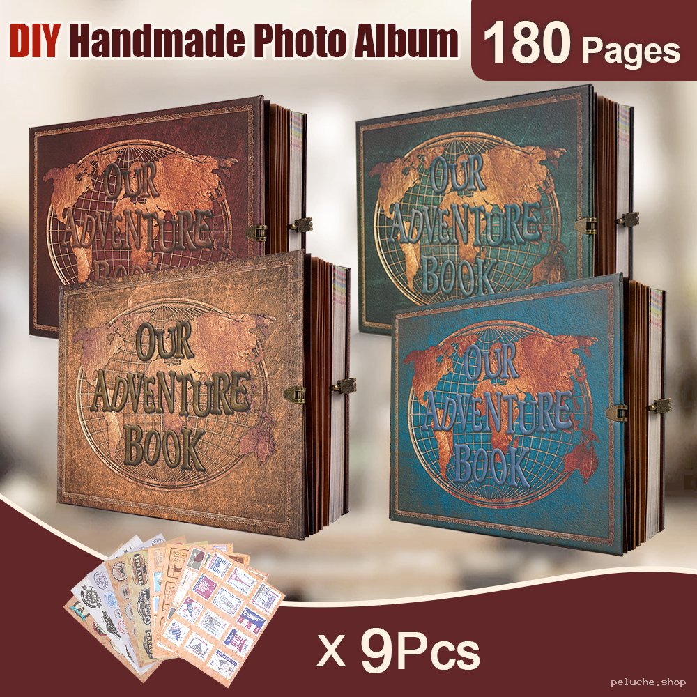Album Photo Aventure DIY - 180 Pages - Souvenirs Voyage